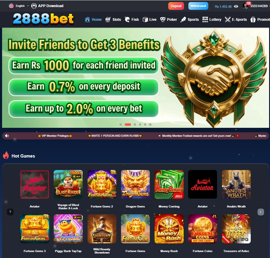 2888Bet Game interface image