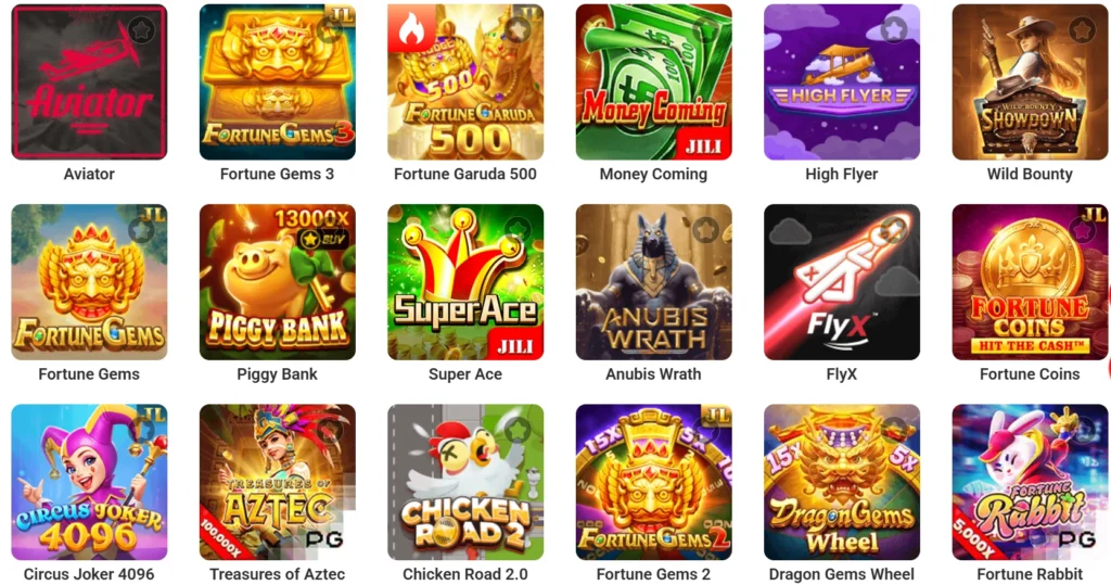 list of games