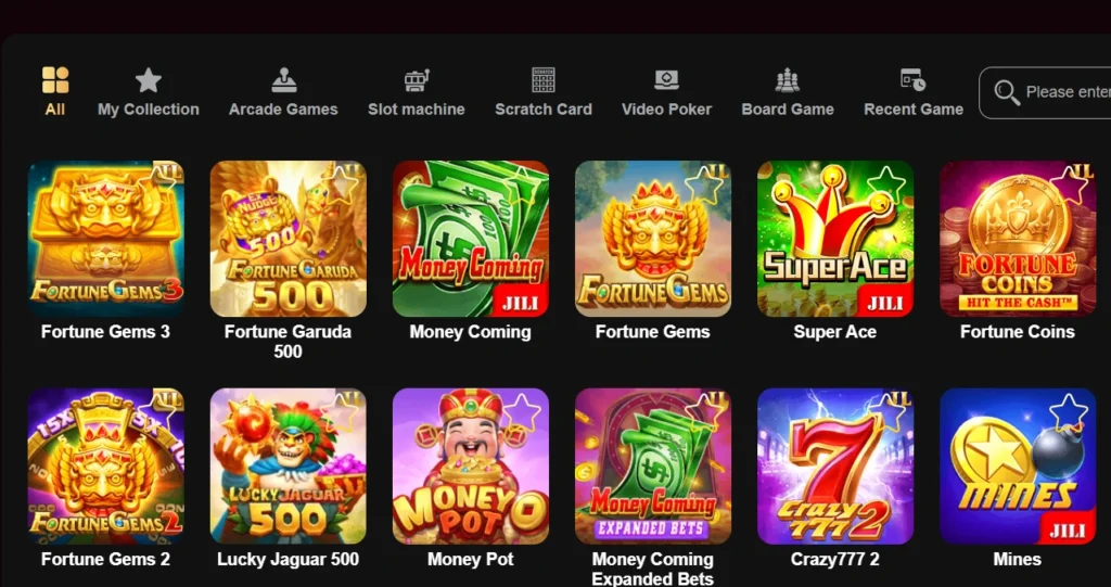 AS9 Game list of games