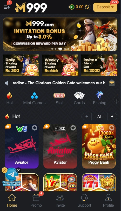 M999 Game interface