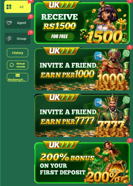 UK777 Game Rewrds screesnhot