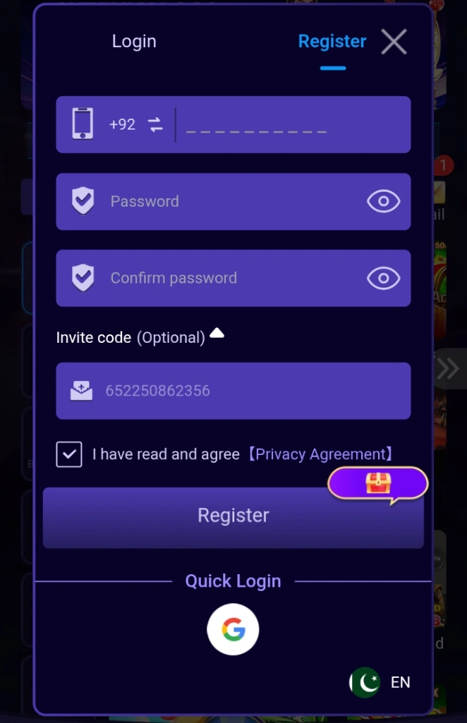 ISB7 Game register section image