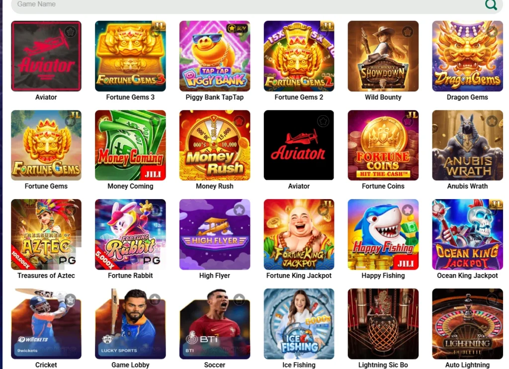 list of games