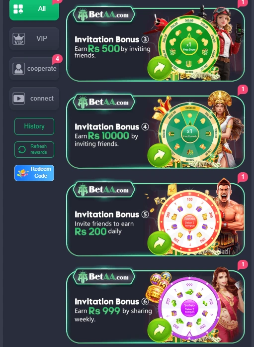BetAA Game Rewards image