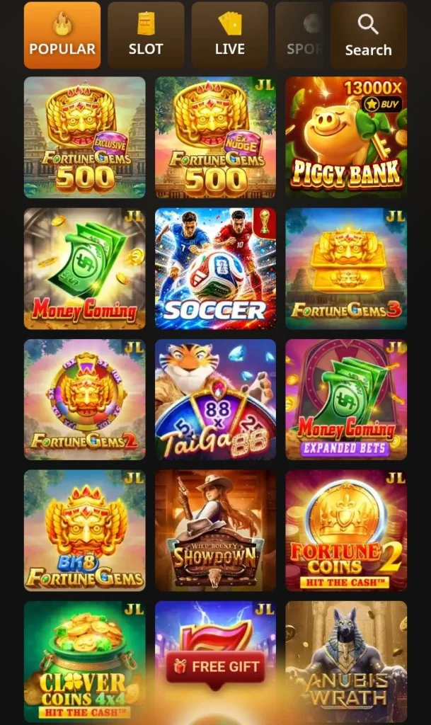 list of games