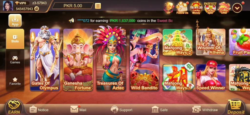 Z3 Game Interface screenshot