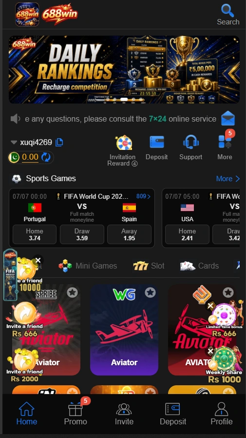 688Win Game interface