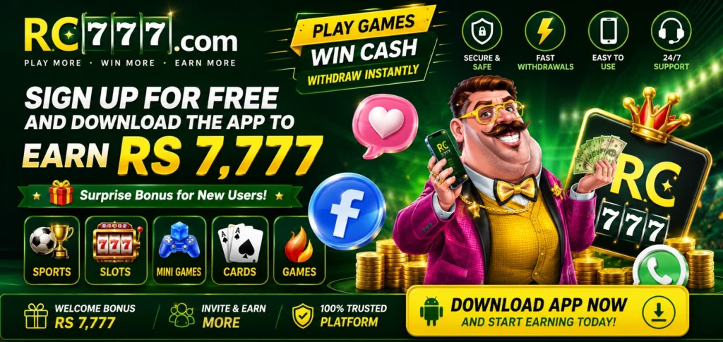 RC777 Game interface banner