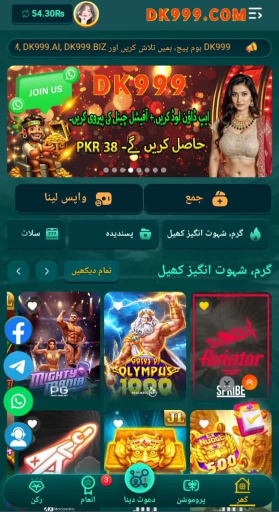 DK999 Game interface